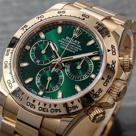 rolex daytona green dial silver|rolex daytona green dial price.